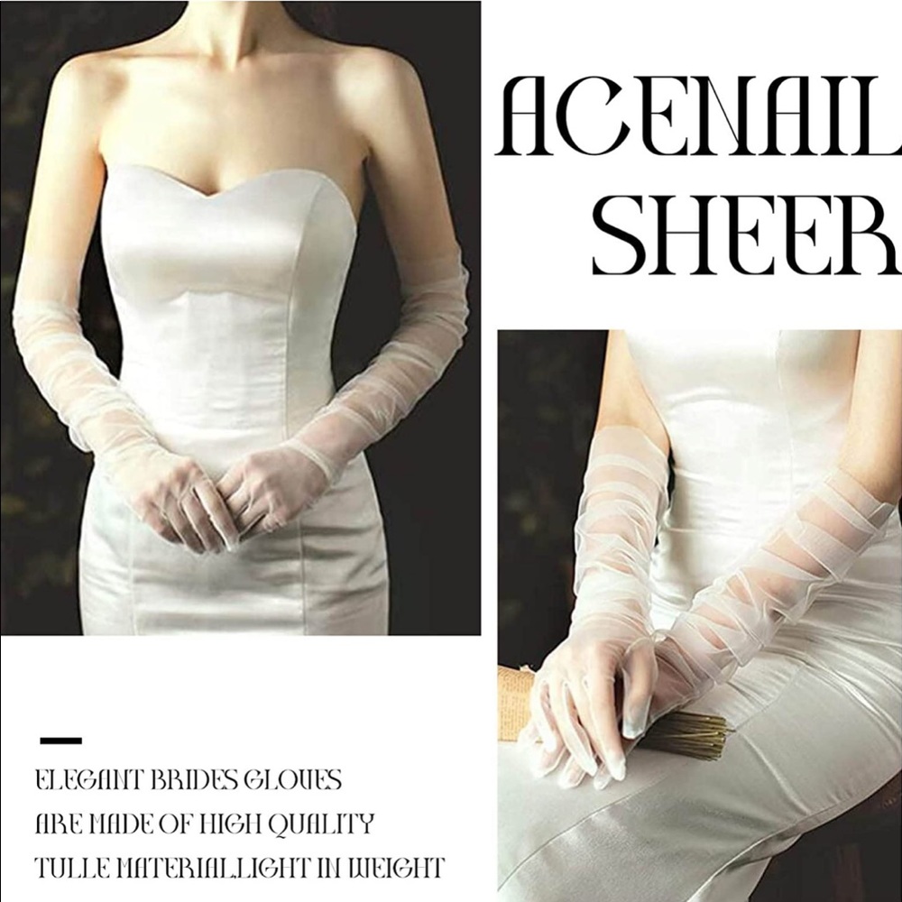 🤍 Elegant Bridal Gloves 🤍